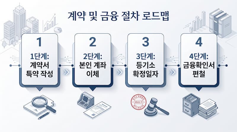 가족 간 아파트 직거래 계약서 필수 특약 및 등기소 확정일자 부여 4단계 로드맵